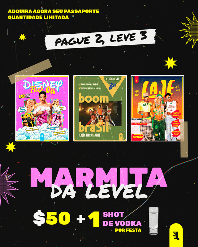 MARMITA + SHOT  ( 09 - 10  - 11)