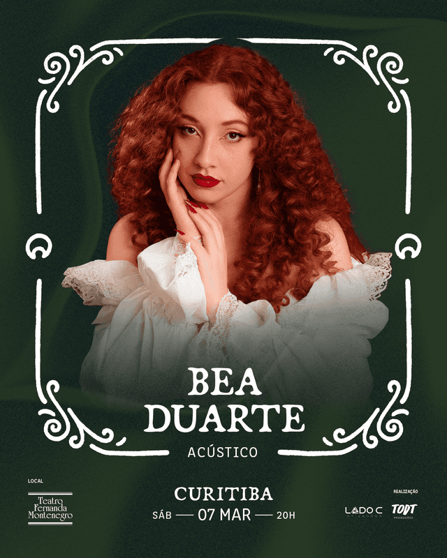BEA DUARTE “ACÚSTICO” EM CURITIBA