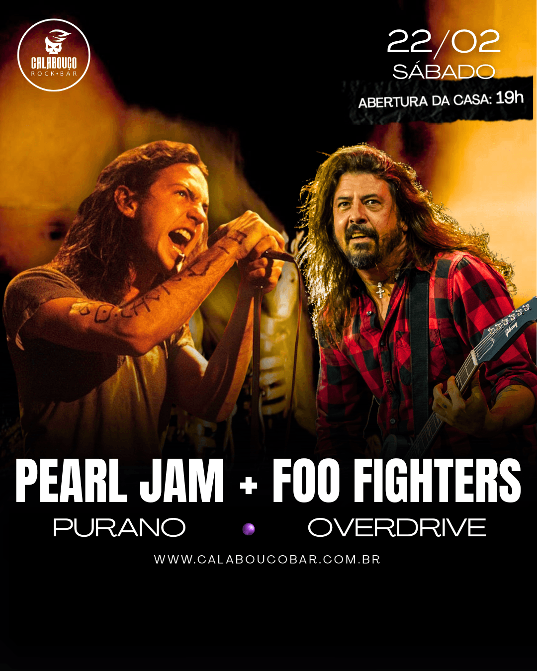 PEARL JAM + FOO FIGHTERS - PURANO + OVERDRIVE