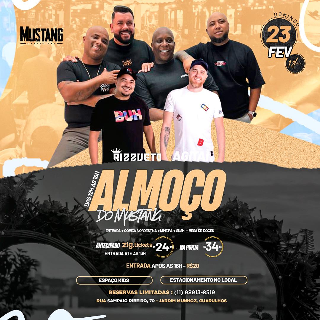 ALMOÇO DOMINGO 23/02/2025 NO MUSTANG GUARULHOS