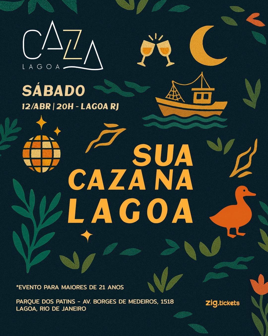 Caza Lagoa - Sábado
