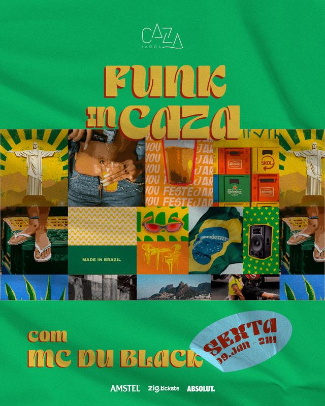 FUNK IN CAZA com MC DU BLACK - 09/01