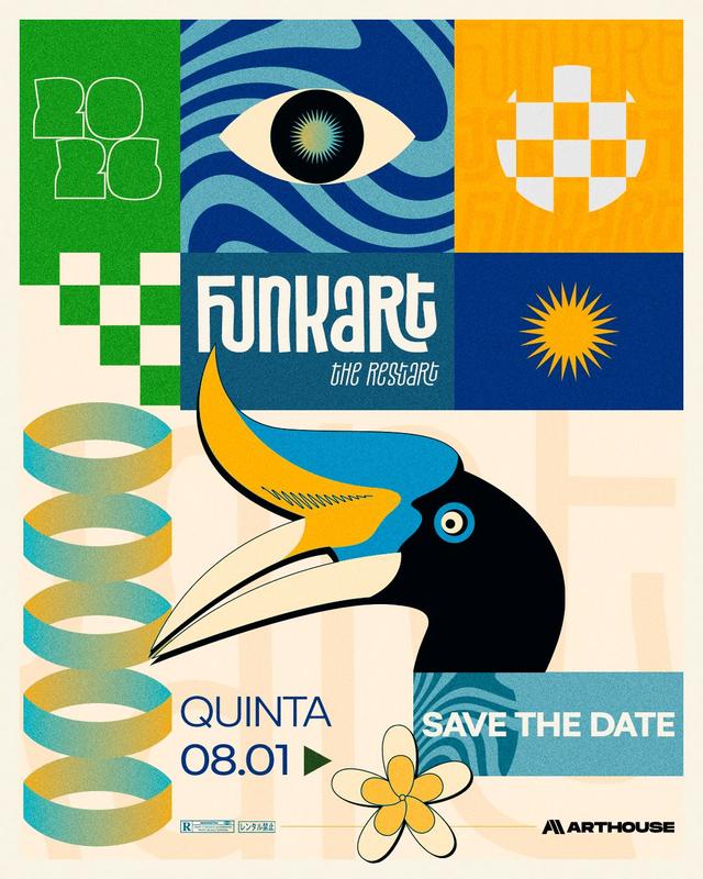  Art House - Funk Art  - Quinta 08/01